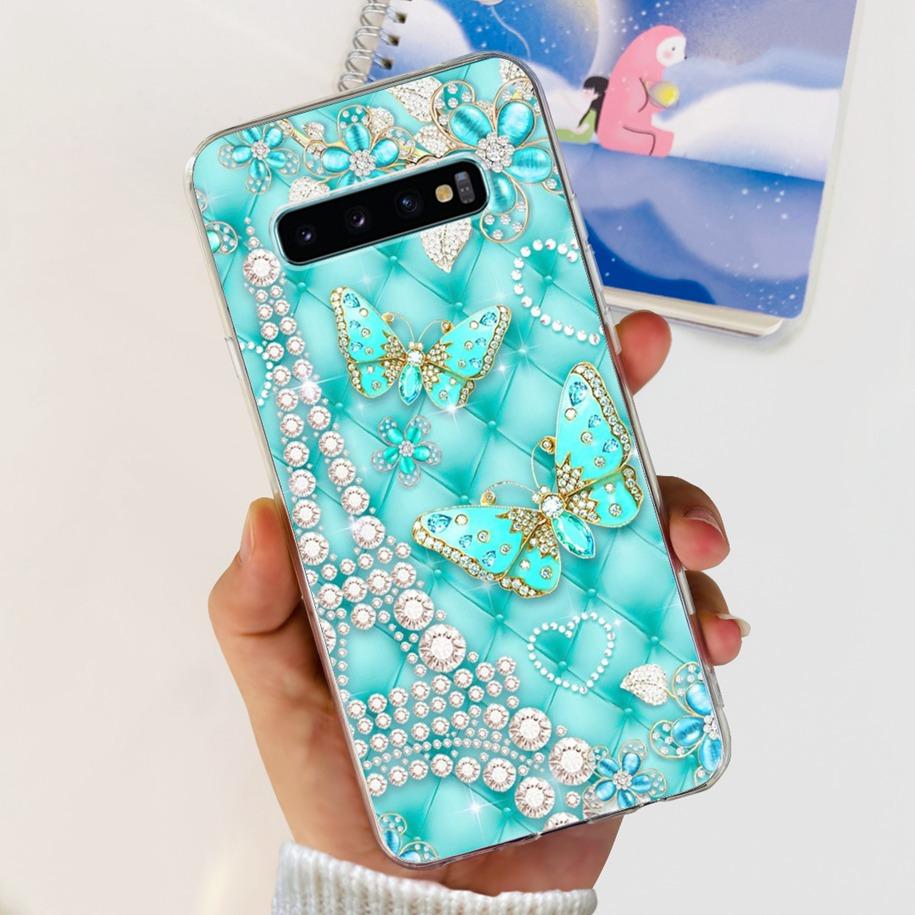 For Samsung Galaxy S10 Lite Plus Case Lovely Astronaut Soft Silicone Phone Cover For Samsung S10 Plus S10e Funda S10+ S 10 Coque
