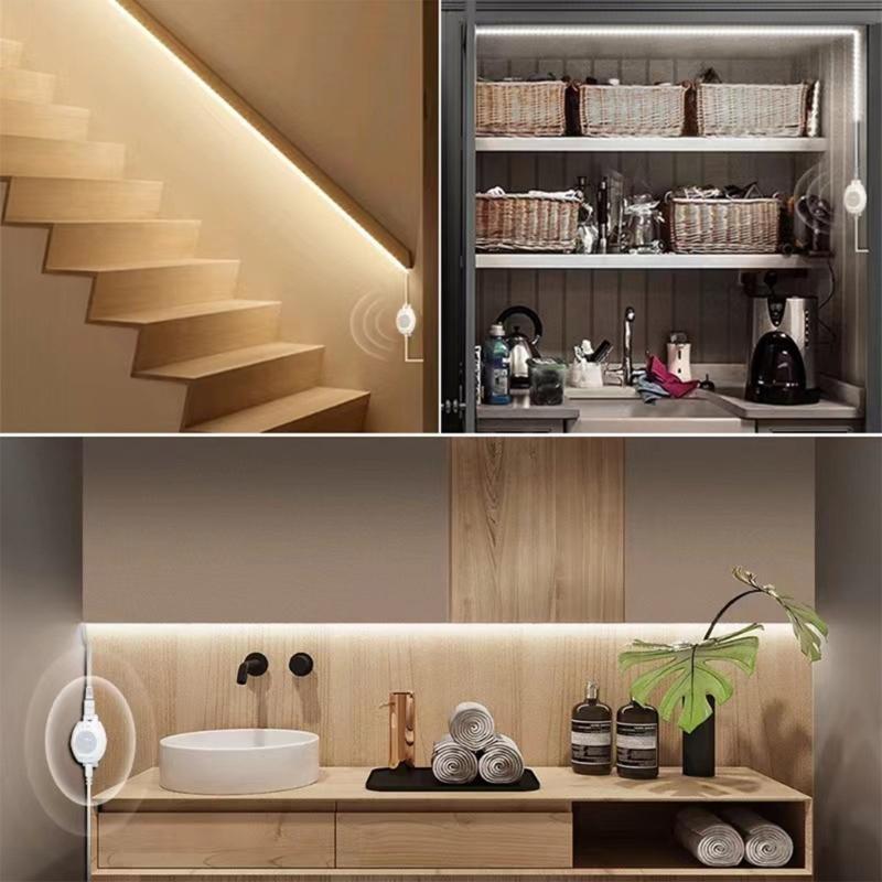LED Strips Light Motion Sensors Switches Time Delay Adjustable Sensors Light Switches Motion Sensors Detector Enduring