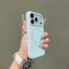 Matte Liquid Silicone Magnetic For Magsafe Phone Case For iPhone 17 Air 16 15 14 13 12 11 Pro Max Solid Color Protection Cover