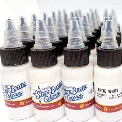 Starbright White 1 oz tetovací inkoustový pigment (Pro Tattoo Supplies Tetovací potřeby Materiál Intense), 1 kus