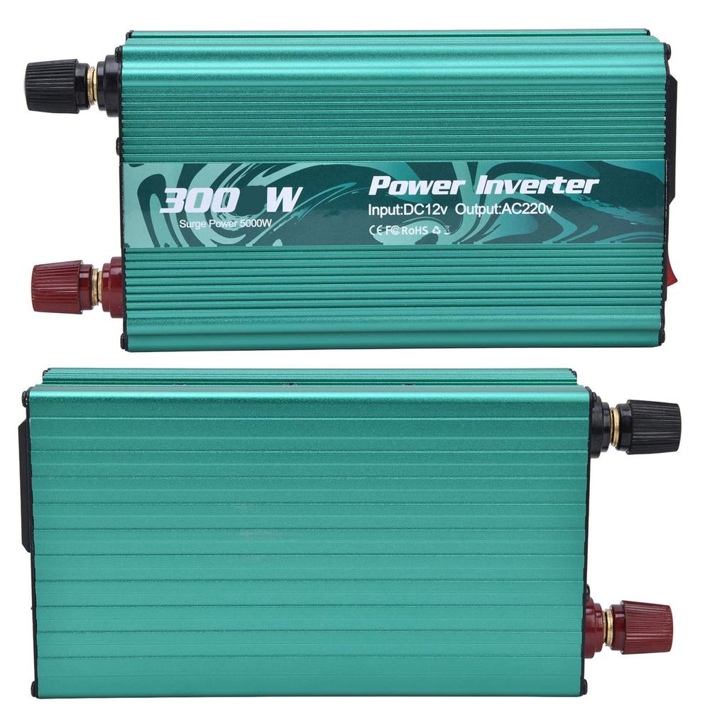 300W Inverter Safe Modified Sine Intelligent Power Converter for Refrigerator Induction Cooker 12V To AC220V