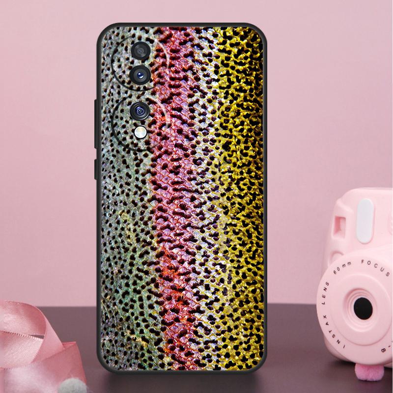 Brown Trout Fly Fishing Case For Honor 400 200 Pro 50 70 90 X9a X9b X9c X9d X8b X8c Win Magic 8 Pro 5 6 7 Lite Cover