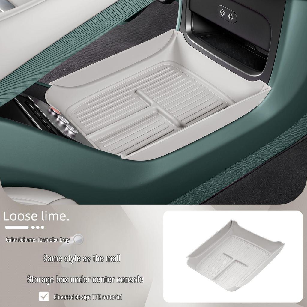 Silicone Pad for Xiaomi YU7 Central Console Armrest Box Organizer
