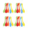 24pcs 3 In 1 Knife Fork Spoon Multifunctional Portable Plastic Spoon Knife Fork Utensils Set for