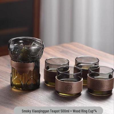 Shàng Qí Rotating Glass Teapot Set with Infuser