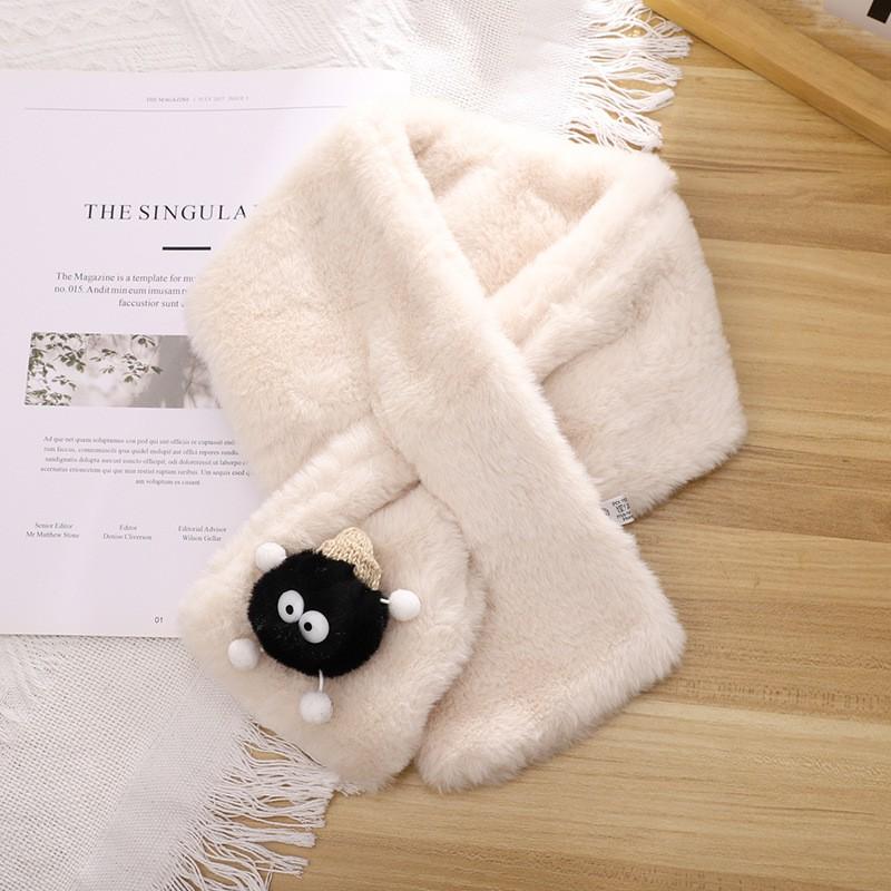 Soft Fleece Winter Scarf Men Women Warm Breathable Stylish Plain Printed Neck Wrap In Multiple Colors