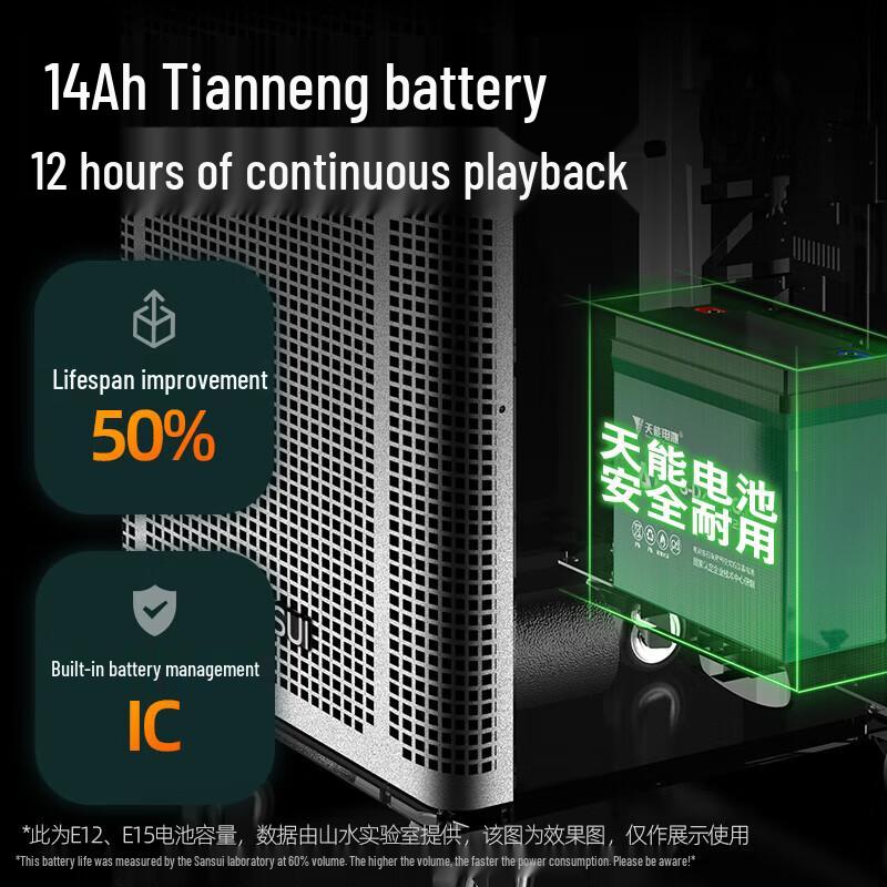 Shanshui Portable Outdoor KTV & Guitar Speaker E15