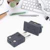 1 Pair Male & Female Thermocouple Plug Adapter Cable Wire Connector J-Typ