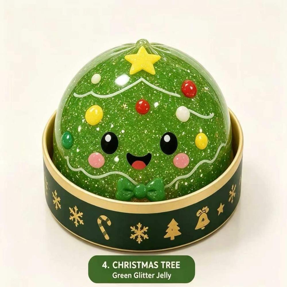 Santa Reindeer Snowman Dumpling Squishies Stress Relief Fidget Toy Christmas Holiday Party