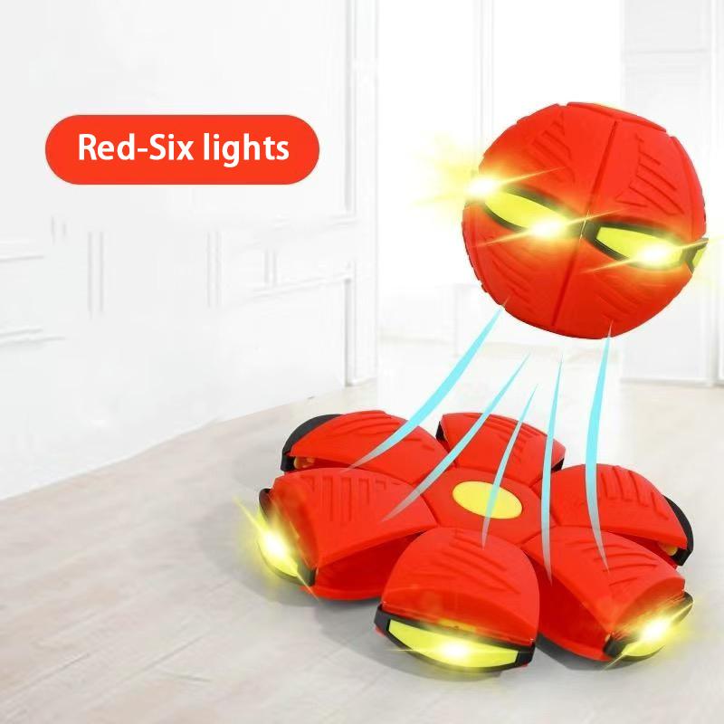 Fliegende Untertasse Hüpfball Ist Ein Langlebiges Elastisches Lustiges Hunde Haustierspielzeug Geeignet für Outdoor-Aktivitäten Bewegung Eltern Kinder Spielzeug