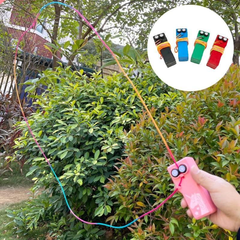 Toys Rope Launcher Zip String Rope Floating Thruster Sport Electric Kids Thrust