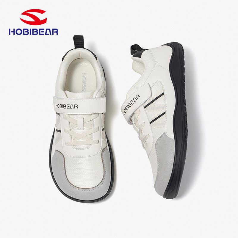 Happy Bear Kids' Velcro Wide Last Breathable Training Shoes for Boys & Girls - Spring & Autumn Casual Sports.