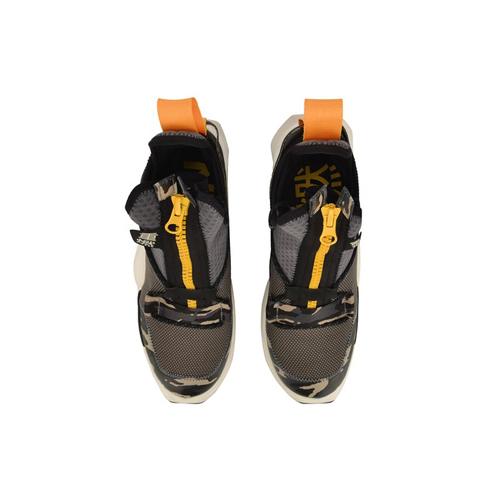 Li Ning Reburn WS Slip Resistant Lightweight Non Slip Lightweight Mid Top Vintage Basketball Shoes Unisex Camouflage AGBP028-2