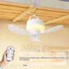 USB Rechargeable Hanging Fan Light LED Light Ceiling Lamp Wireless Ceiling Fan Light  Home Use