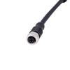 M12 Waterproof Aviation Plug Connector: 4/5/8 Core, 12-Pin, Injection Molded Male-Female Connection Sensor Cable