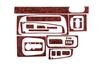 Panel Covers Wood for Volkswagen Vento 1992-1998