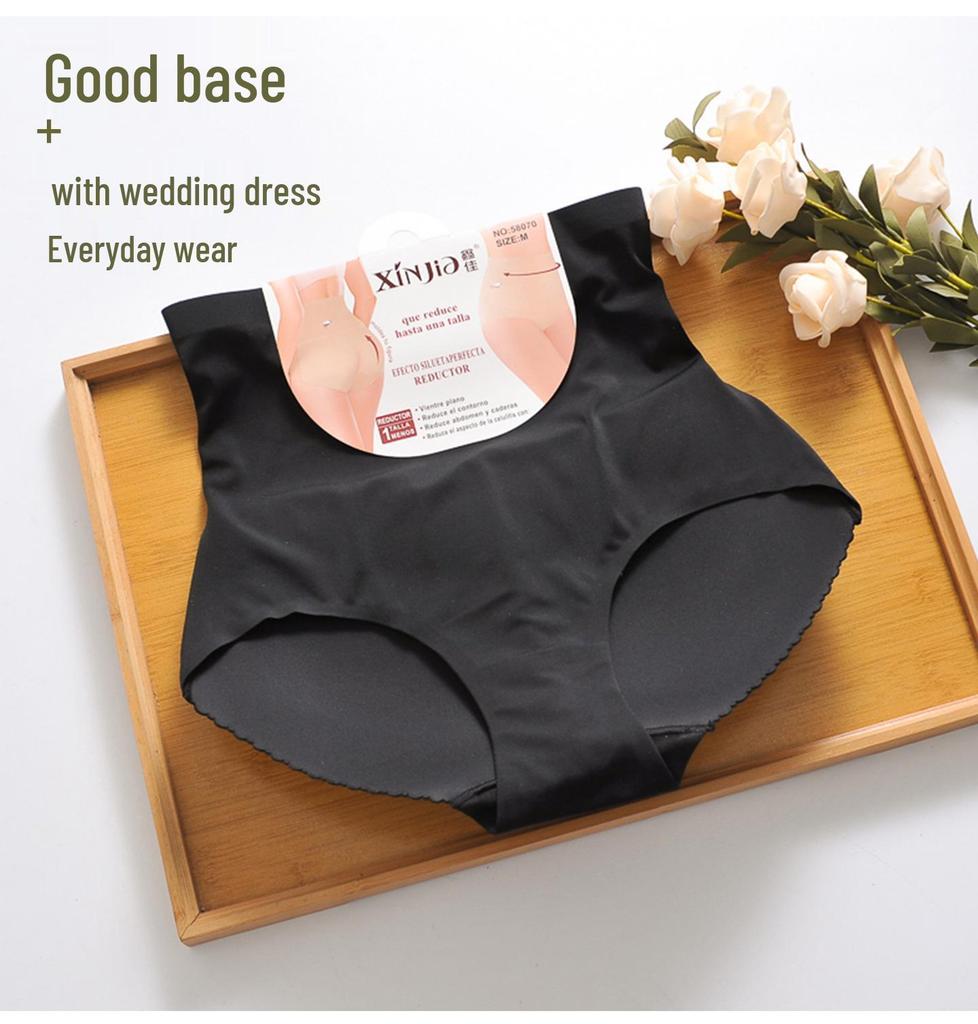 Xin Jia Hochtaillierte Gepolsterte Bauchkontrollierende Nahtlose Figurformende Slips