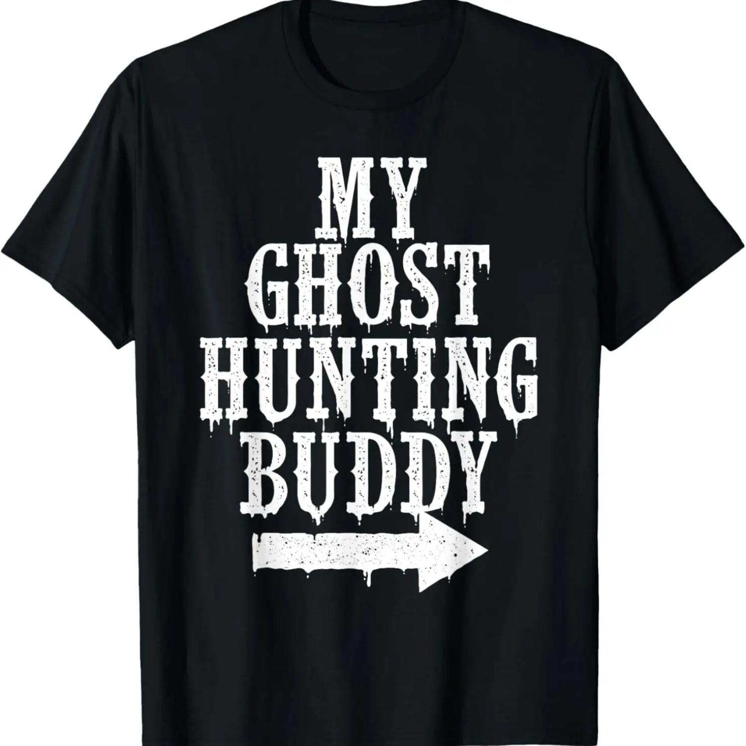 My Ghost Hunting Buddy - Paranormal Investigator Halloween T-Shirt S чёрный