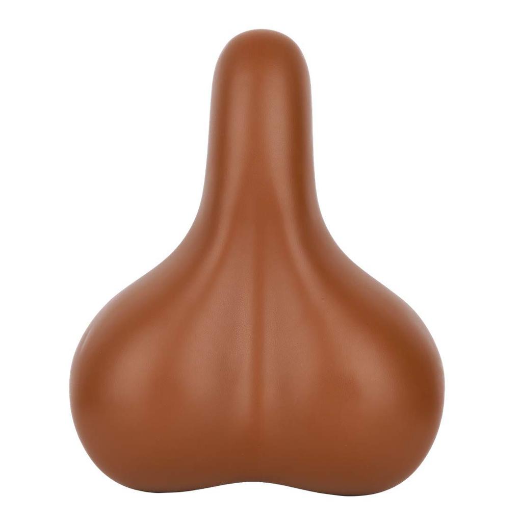 ZHIQIU Bicycle TBU Ergonomic with Clamp Ring and Suitable for Mountain Road and Folding Black Cushion, Ultra-Abrasion-Resistant Leather, Waterproof,