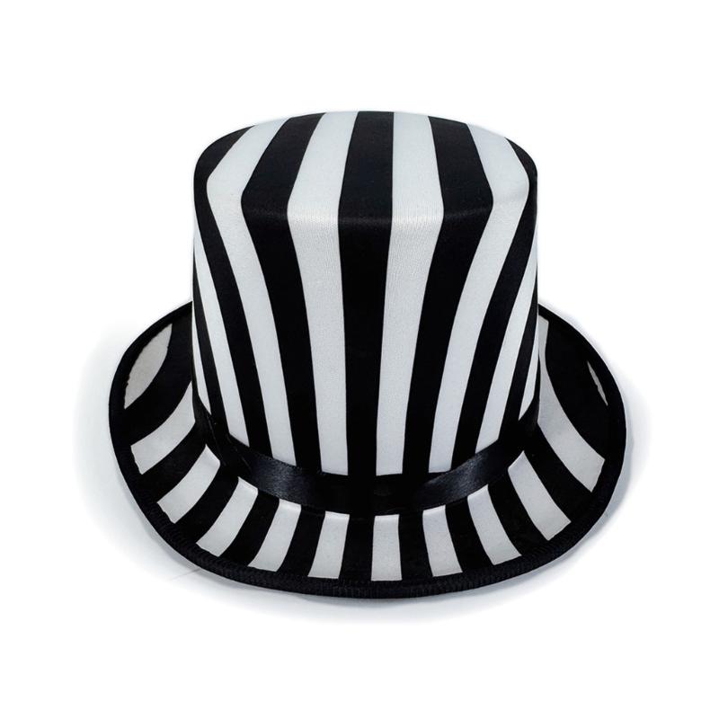 Unisex Checkered Jazz Cabaret Hat Soft Cotton Fabric Perfect For Themed Parties Event