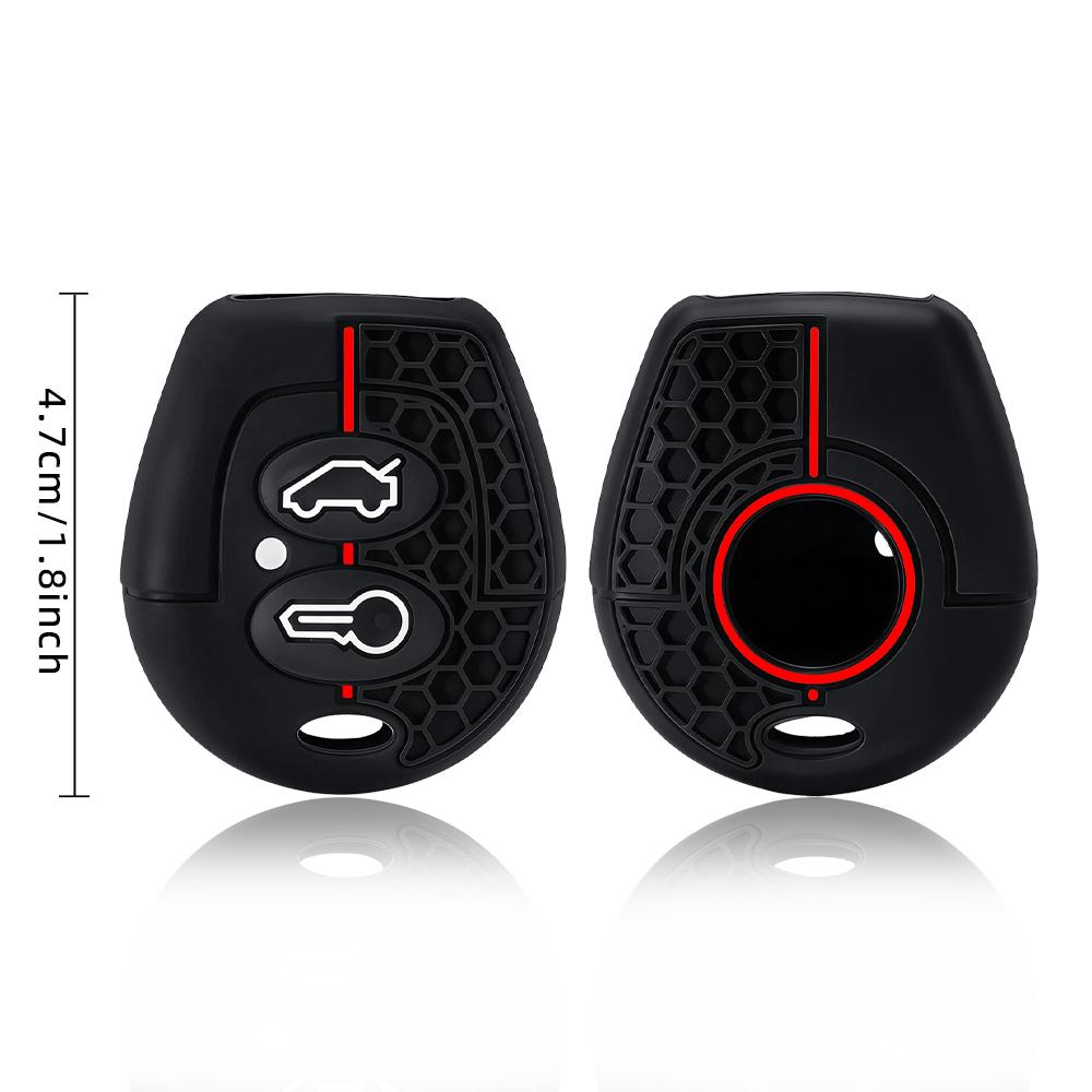 Silicone Car Key Case For For VW Fox 2006-2008 Citi Golf 2003 For Seat Ibiza Leon Toledo Mii Altea For SKODA FABIA OCTAVIA