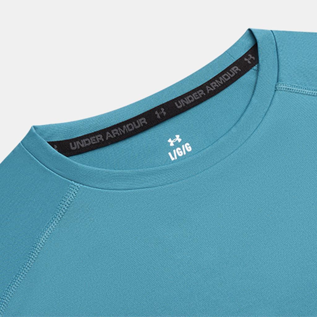 Under Armour Performance Printed Breathable Minimalist Fashion Versatile Training Fitness Short Sleeve T-Shirt Men Tops Limitless-Blue 6014339-466