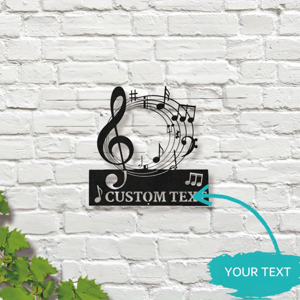 Unique Multi Purpose Custom Metal Sign Music Room Wall Decor Recording Studio