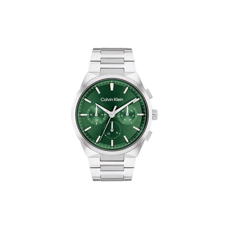 Calvin Klein Quartz Watch Steel Bracelet Green Dial Men watches 25200441 25200441