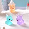 20pcs Resin Crafts Elk Miniature Figurines Cartoon Small Deer Statue  Christmas Gift
