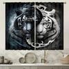 Tiger Printed Curtains Christmas Decorations Bedroom Living Room Home Decoration Made Of Polyester Area Window Treatment
