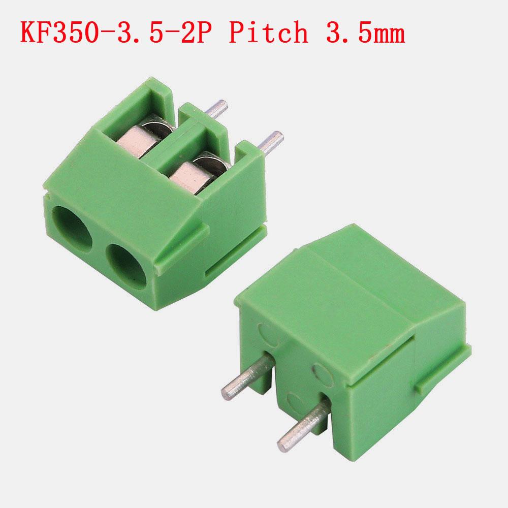 KF103/126/128/301/350/396-2pinový/3pinový rozteč 2,54/3,5/3,81/3,96/5,0/7,5 mm bloková spojovací svorkovnice šroubového typu PCB šroubová svorkovnice
