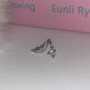 2Pcs Versatile Exquisite Shiny Wing Ear Bone Nail For Women  Personalized Piercing Earrings Jewelry Accessories Gifts