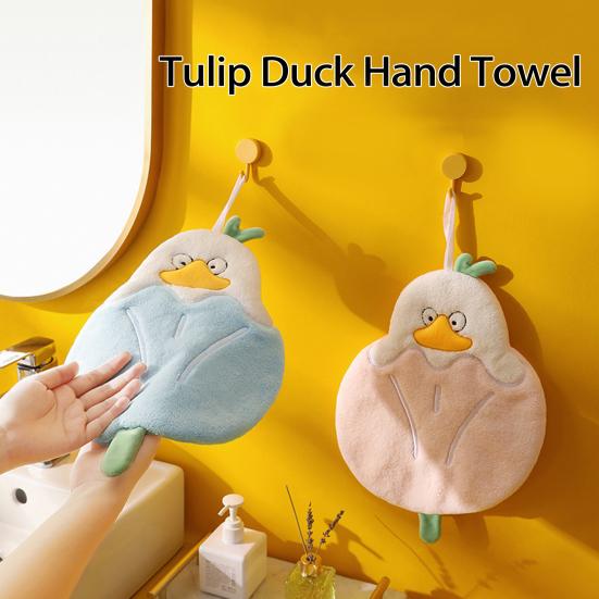 

Полезное кухонное полотенце, супер впитывающее вытирание рук, дышащее милое утенок, детское подвесное полотенце для ванной, аксессуары для ванной комнаты