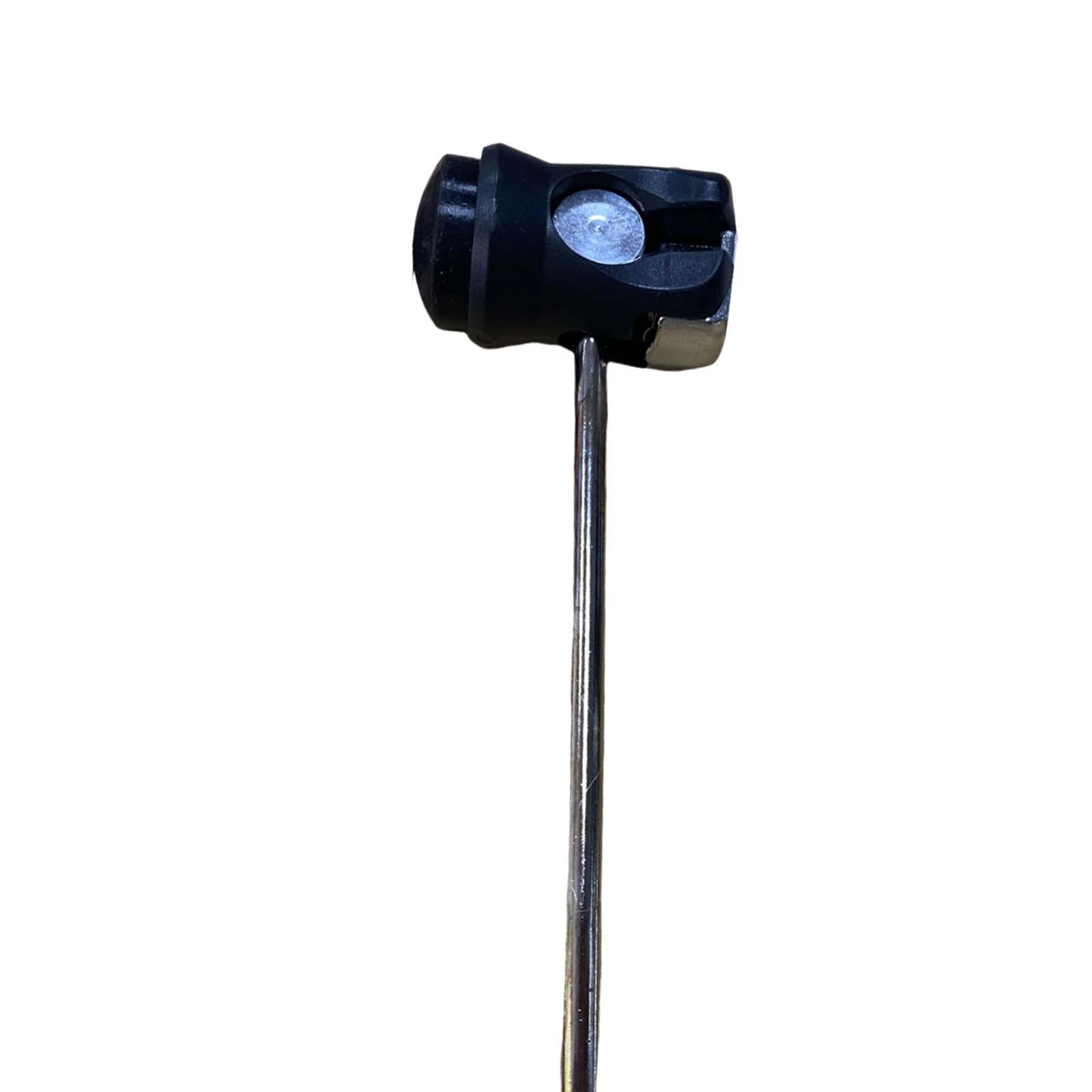 

Drum Pedal Beater Bass Aluminum Alloy Durable Percussion Instrument Accessory Professional Anti Slip Felt Head Percussion Parts чорний