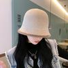 Autumn And Womens Winter Warm Knit Hat Simple Fashion Yarn Casual Fisherman Hat