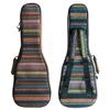 Ukulele Case, Ethnic Style, Adjustable, Soft Bag, Protective Cushioning, Waterproof, Lightweight, Soprano Concert Size (Soprano) [Used]