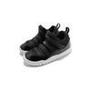 Air Jordan 11 Retro Little Flex PreSchool '25th Anniversary' (Unisex) Black / Black / White Kids' Basketball Shoes BQ7101 011