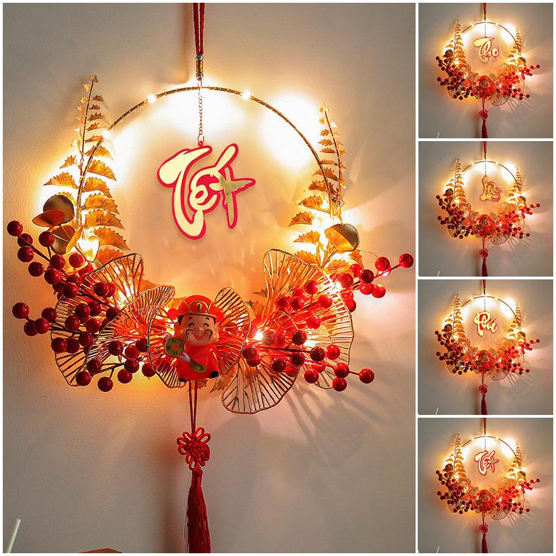 Vietnamese Spring Festival Hanging Ornament  New Year Home Decoraitons New Year Party Backdrops Horse Year Room Decor