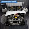 3PCS Clube Atlético Mineiro With Shield Soft Bedding Set,Including 1pc Duvet Cover And 2pcs Pillowcases Perfect for Bedroom, Dormitory, Fan gift