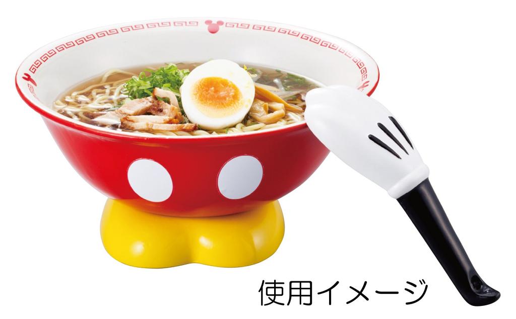 Disney Mickey Mouse Ramen Set SAN2169 (with Spoon)
