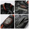 Men Fashion Leather Jacket Men Autumn Motorcycle Slim Fleece Jacket Coat Men Spring Outdoor Casual Motor Biker PU Leather Jacket