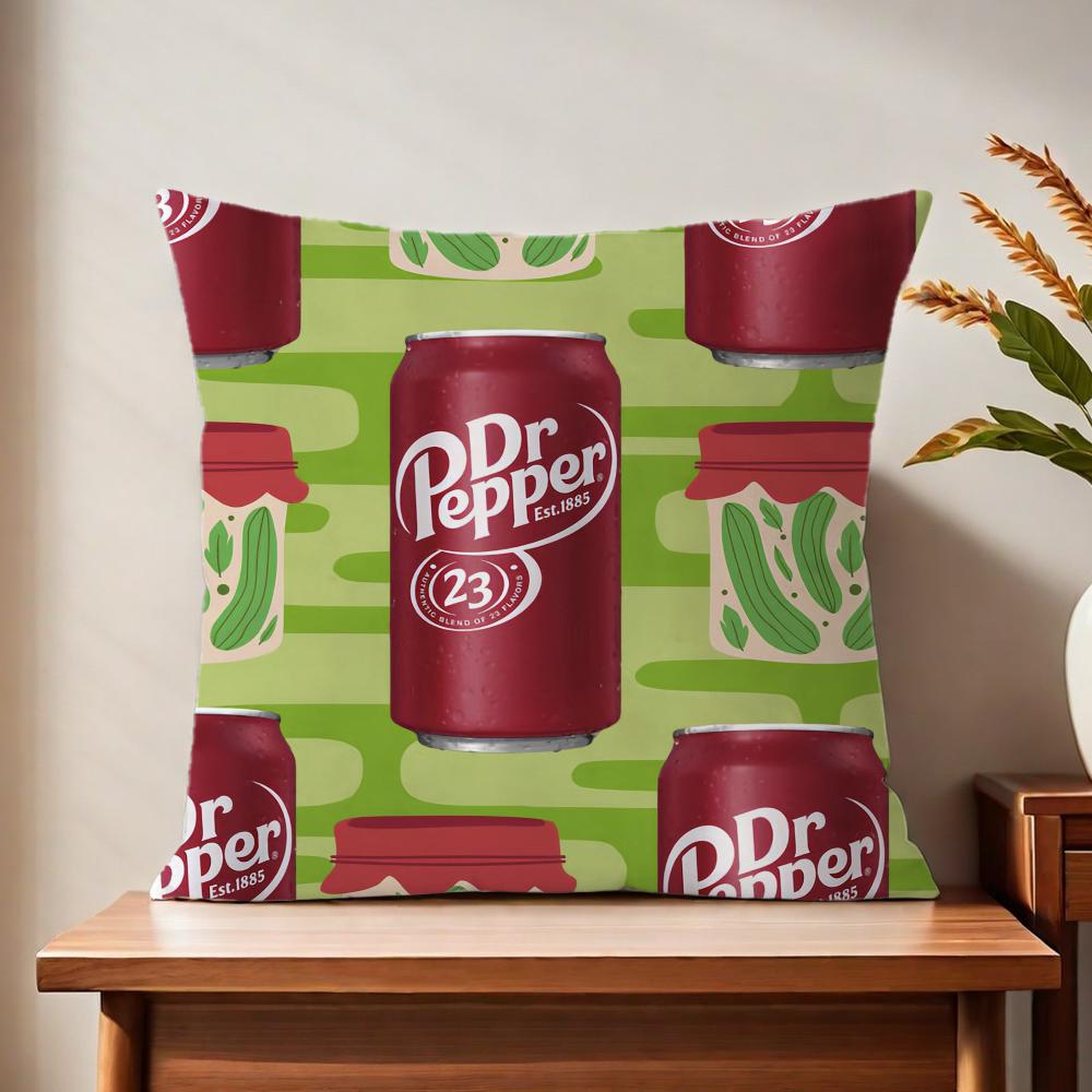 K-Keurig D-Dr P-Pepper Cushion Cover For Pillow Printing Sofa Decoration Home Car Room Coffee Shop Office Nordic Simplicity