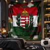 Wall Hanging Tapestry Hungary Football Print Cloth for Living Room Bedroom Home Decor