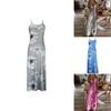 Women's Oversized Floral Printed Sleeveless Maxi Dress For Summer Holidays