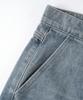 Descheuis Everyday Single-Pleat Carpenter Bermuda Denim Pants Vintage Blue (Type B)
