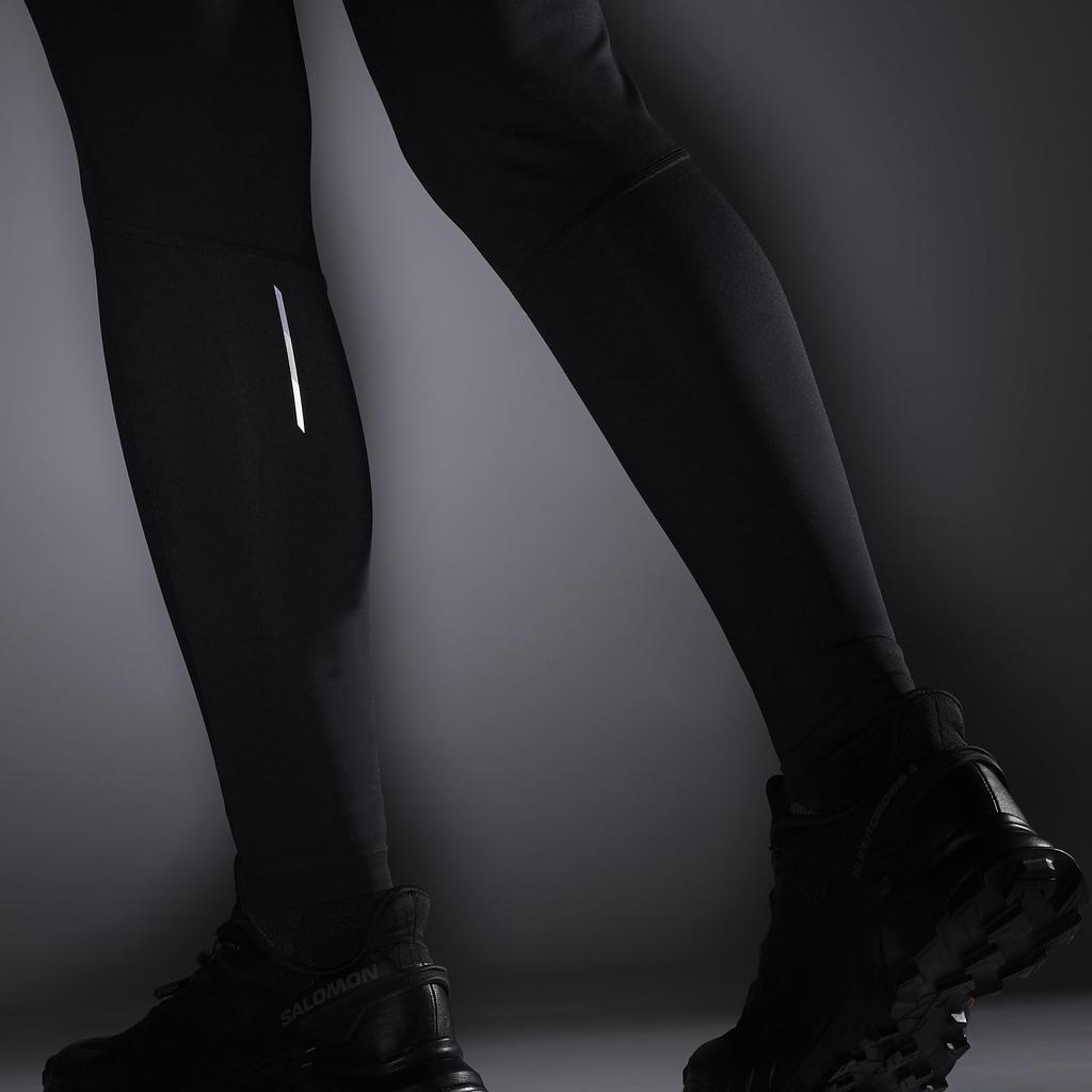 Salomon CROSS RUN 28" TIGHT WOMEN Training Running Tights, LC1893400, Women's, Size XS, Deep Black