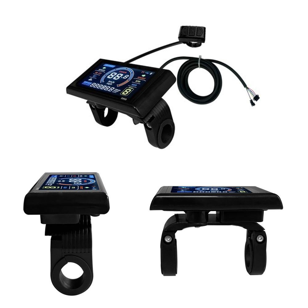 24 72V Wyświetlacz LCD do Ebike 5 Pinów LCD S966 Inteligentny Kolorowy Ekran Wodoodporny Panel Sterowania Roweru Górskiego Używany Do Nie. 2