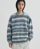DRAW FIT Wool Gradient Round Pullover Knit [Light Blue]