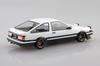 1/32 Toyota Sprinter Trueno Custom (Hi-Tech Two-Tone) Aoshima Car Plastic Model Raku-Pura Snap Kit No. 11CU-WB