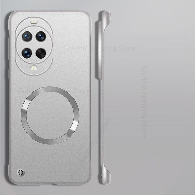 Cases For Huawei Nova 14 Ultra For Magsafe Frameless Matte Case For HUAWEI Nova 14 Pro Magnetic Borderless Frosted Cover Nova 13 14 Pro Tough Case